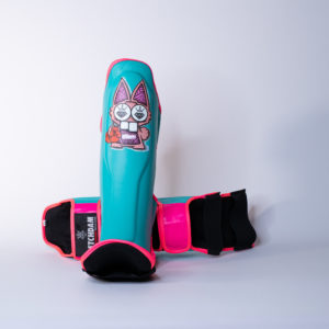 Shin Protection Pauly turquoise/ pink