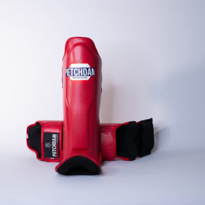 Shin Protection Capsule red